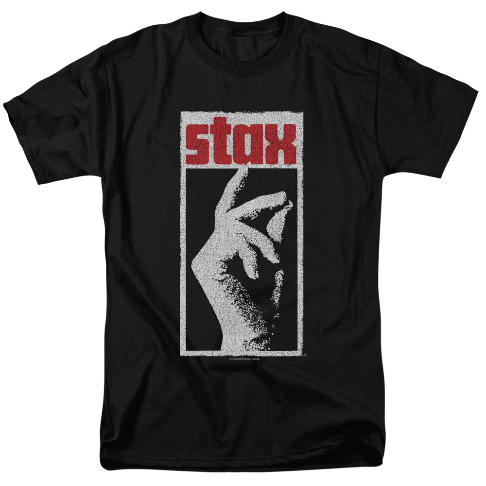 Stax Records Stax Distressed Mens T Shirt Black