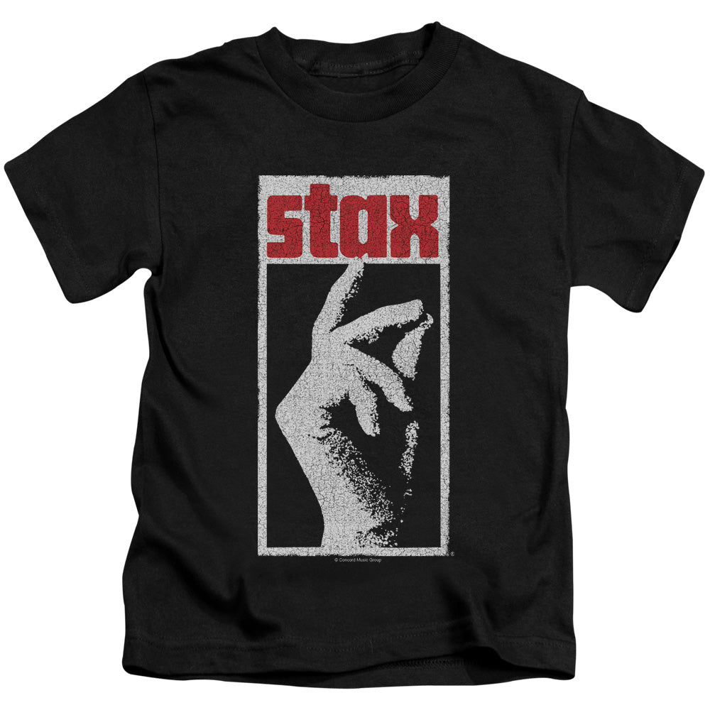 Stax Records Stax Distressed Juvenile Kids Youth T Shirt Black