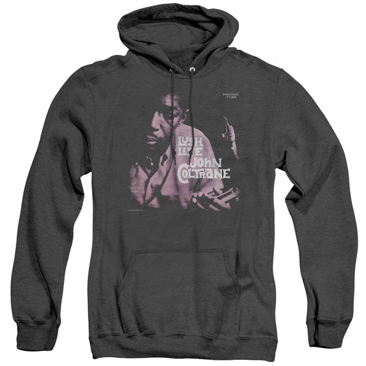 John Coltrane Lush Life Heather Mens Hoodie Black