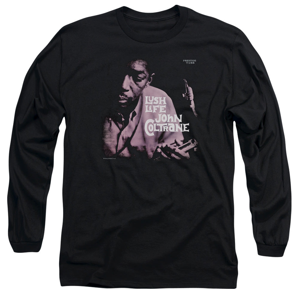 John Coltrane Lush Life Mens Long Sleeve Shirt Black