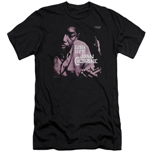 John Coltrane Lush Life Slim Fit Mens T Shirt Black
