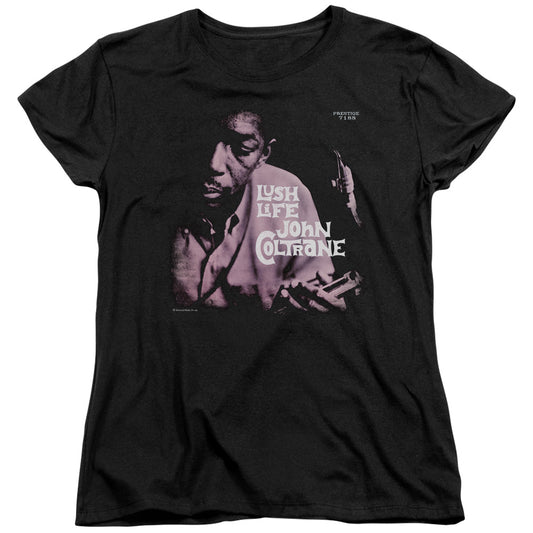 John Coltrane Lush Life Womens T Shirt Black