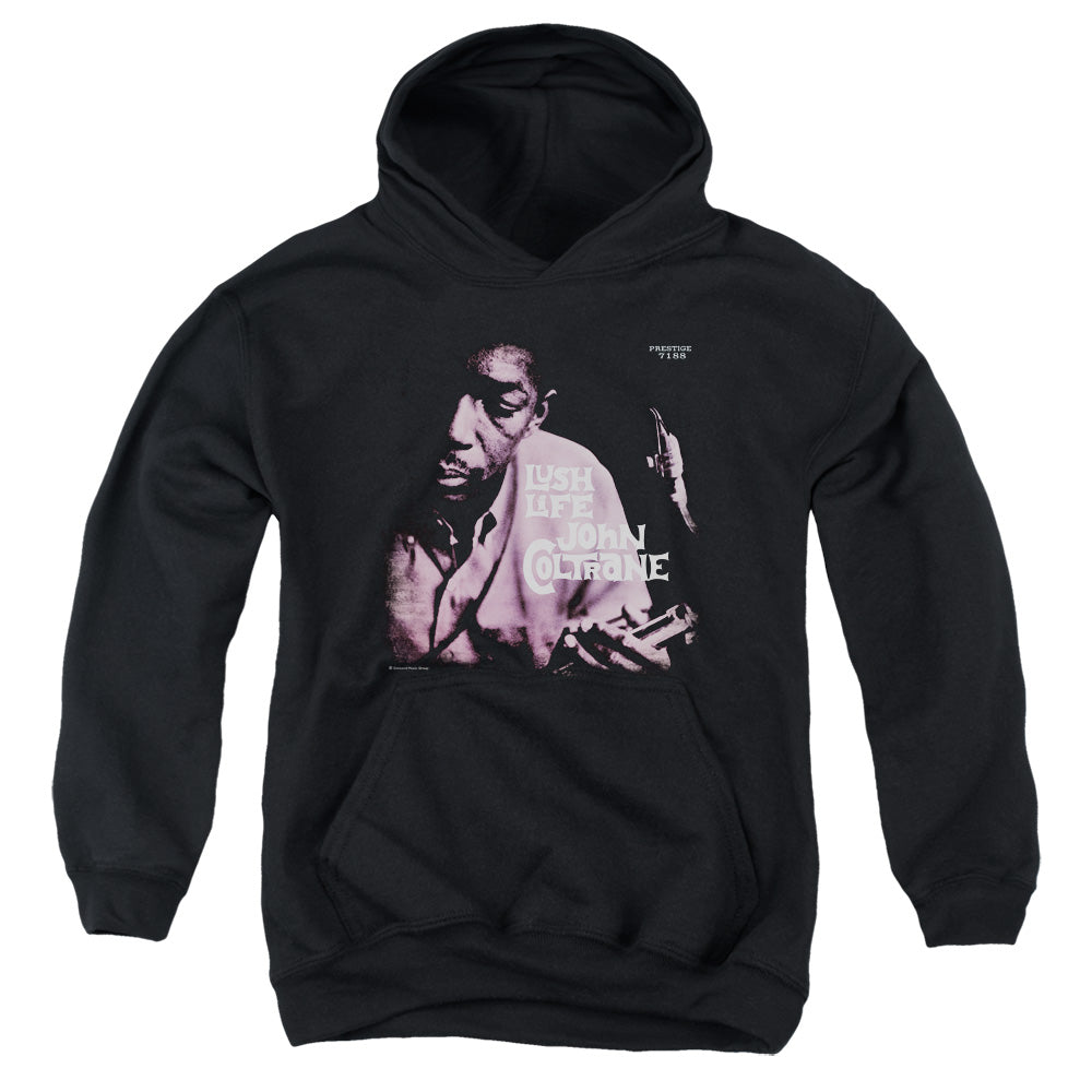 John Coltrane Lush Life Kids Youth Hoodie Black