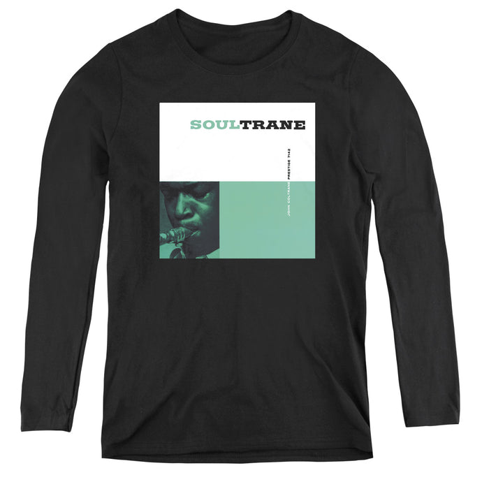 John Coltrane Soultrane Womens Long Sleeve Shirt Black