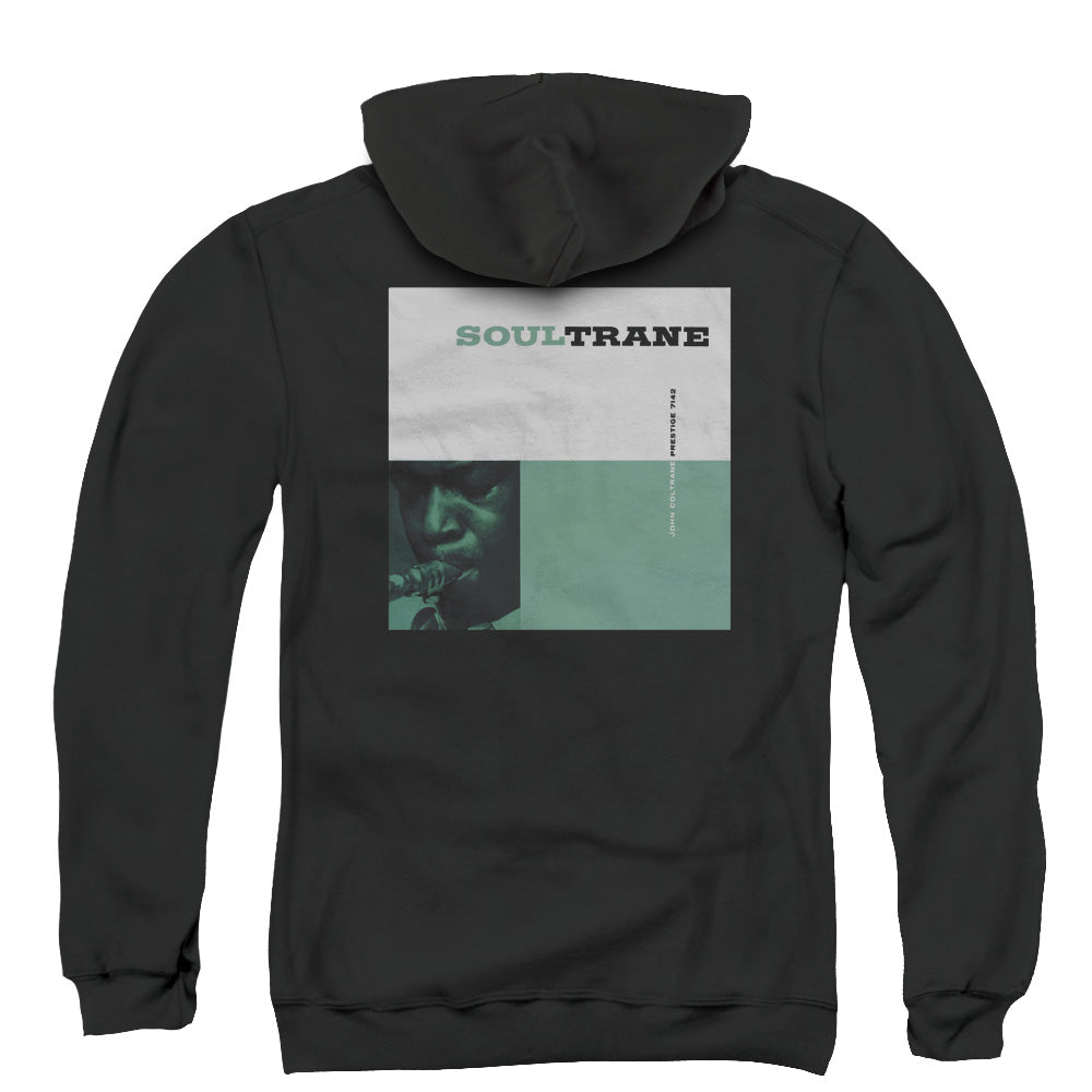 John Coltrane Soultrane Back Print Zipper Mens Hoodie Black