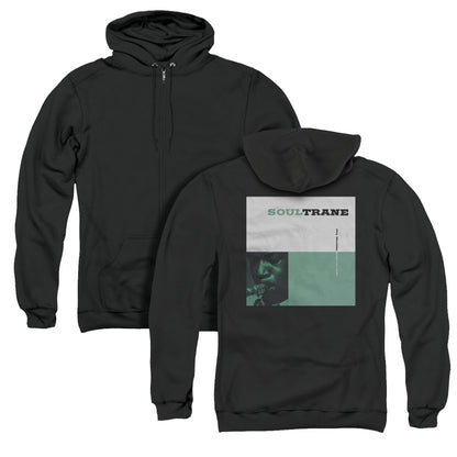 John Coltrane Soultrane Back Print Zipper Mens Hoodie Black