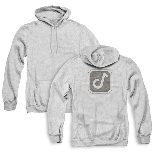 Concord Music Concord Symbol Back Print Zipper Mens Hoodie Athletic Heather