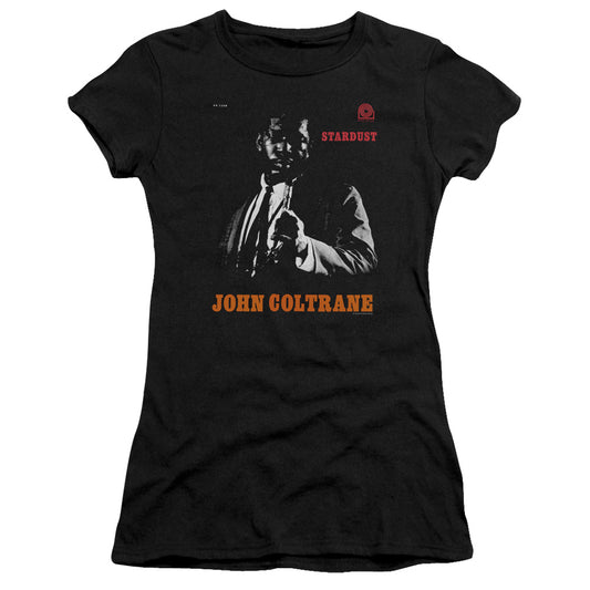 John Coltrane Coltrane Junior Sheer Cap Sleeve Premium Bella Canvas Womens T Shirt Black