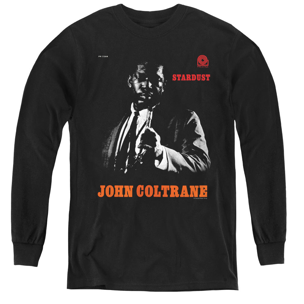 John Coltrane Coltrane Long Sleeve Kids Youth T Shirt Black