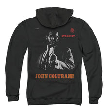 Load image into Gallery viewer, John Coltrane Coltrane Back Print Zipper Mens Hoodie Black