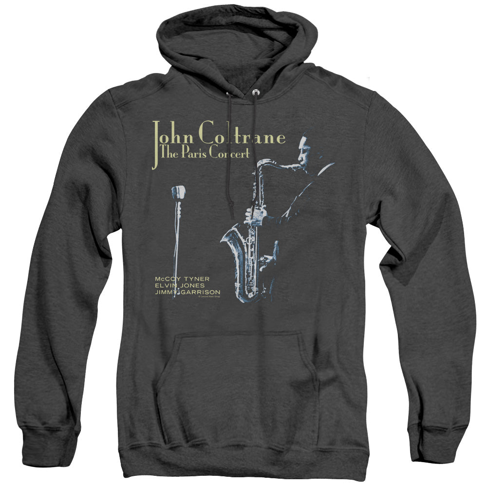 John Coltrane Paris Coltrane Heather Mens Hoodie Black