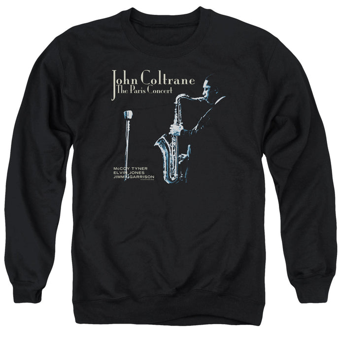 John Coltrane Paris Coltrane Mens Crewneck Sweatshirt Black