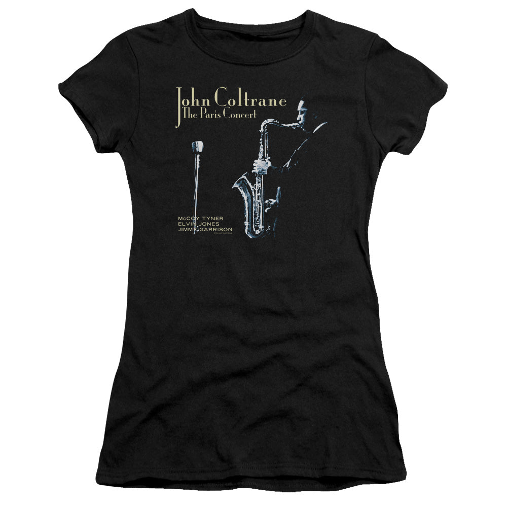 John Coltrane Paris Coltrane Junior Sheer Cap Sleeve Womens T Shirt Black