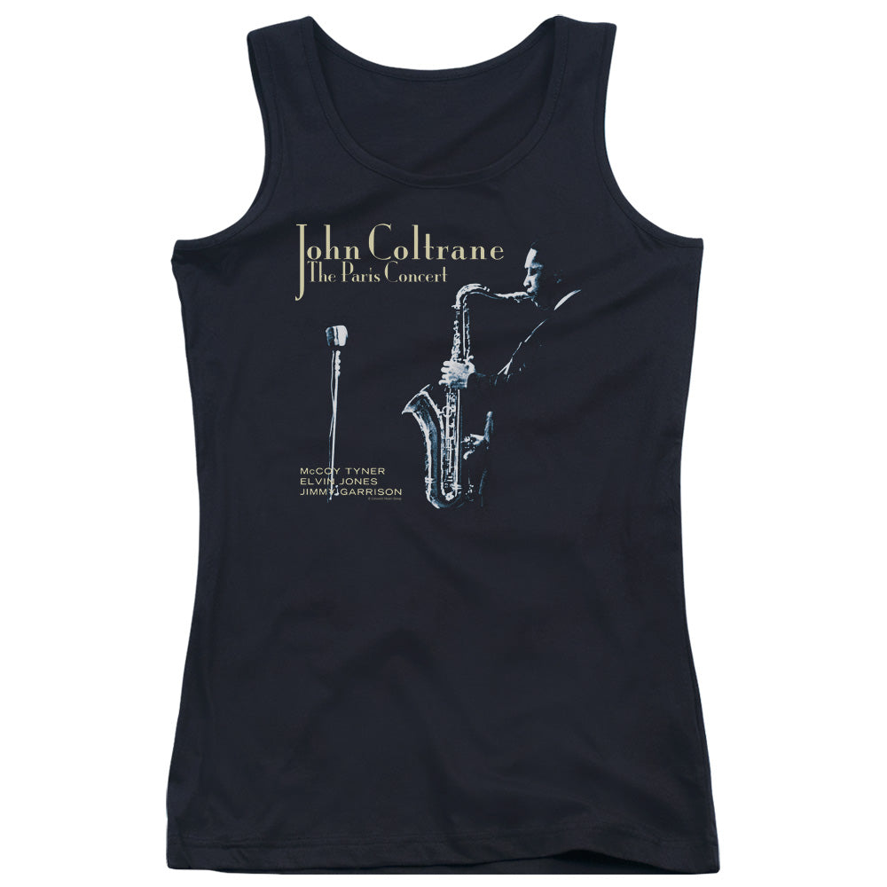 John Coltrane Paris Coltrane Womens Tank Top Shirt Black