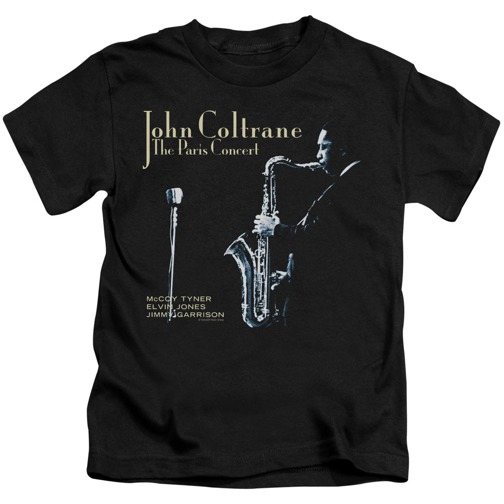 John Coltrane Paris Coltrane Juvenile Kids Youth T Shirt Black