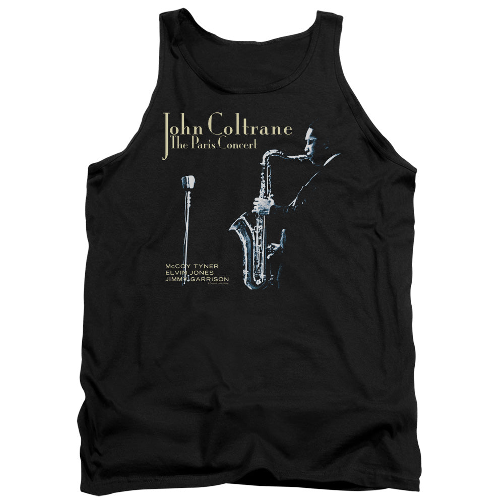 John Coltrane Paris Coltrane Mens Tank Top Shirt Black