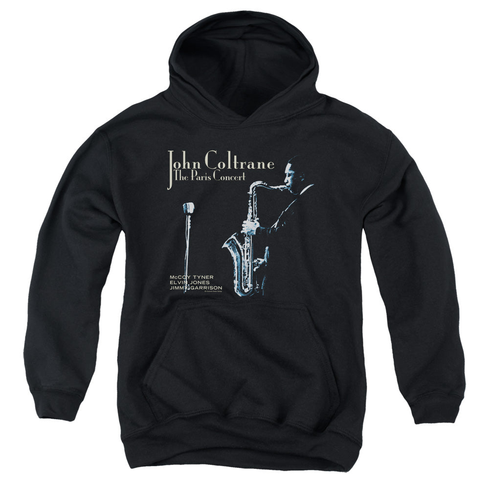 John Coltrane Paris Coltrane Kids Youth Hoodie Black