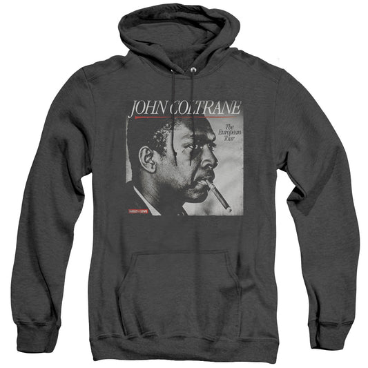 John Coltrane Smoke Break Heather Mens Hoodie Black