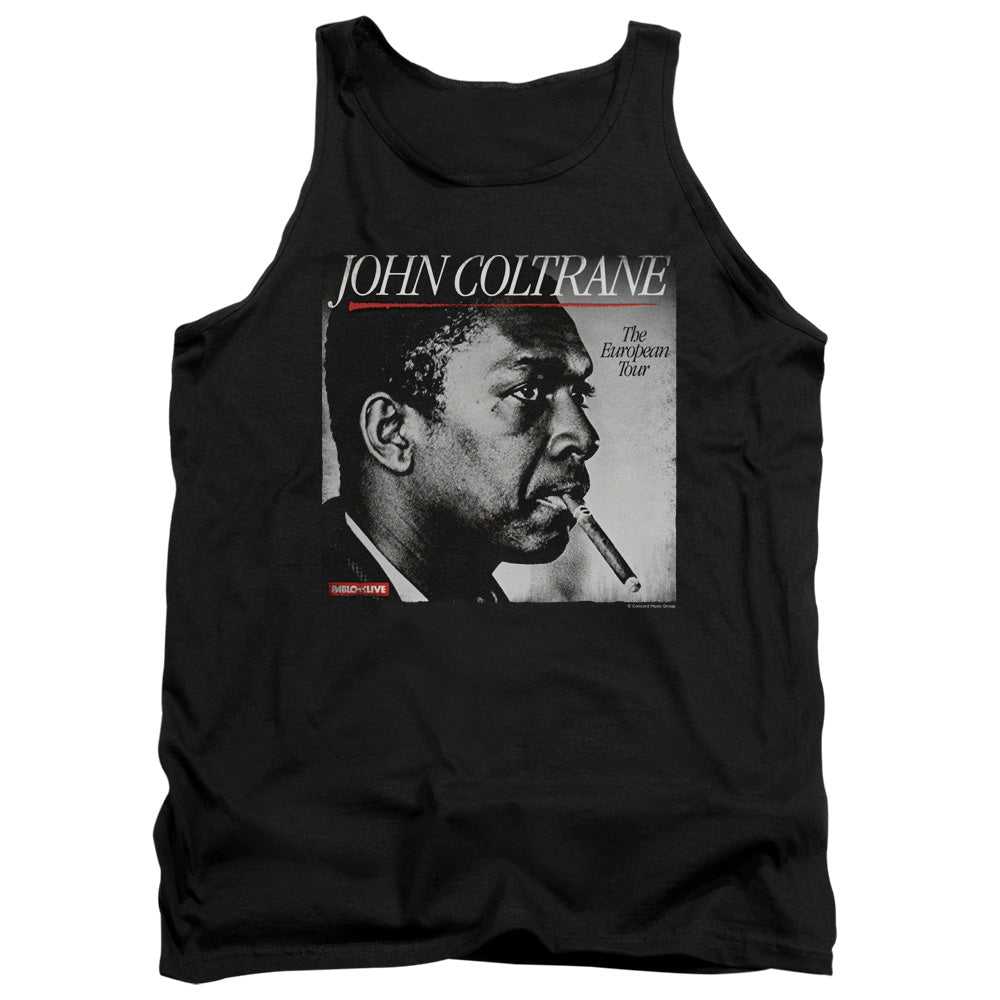 John Coltrane Smoke Break Mens Tank Top Shirt Black