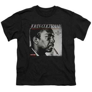 John Coltrane Smoke Break Kids Youth T Shirt Black