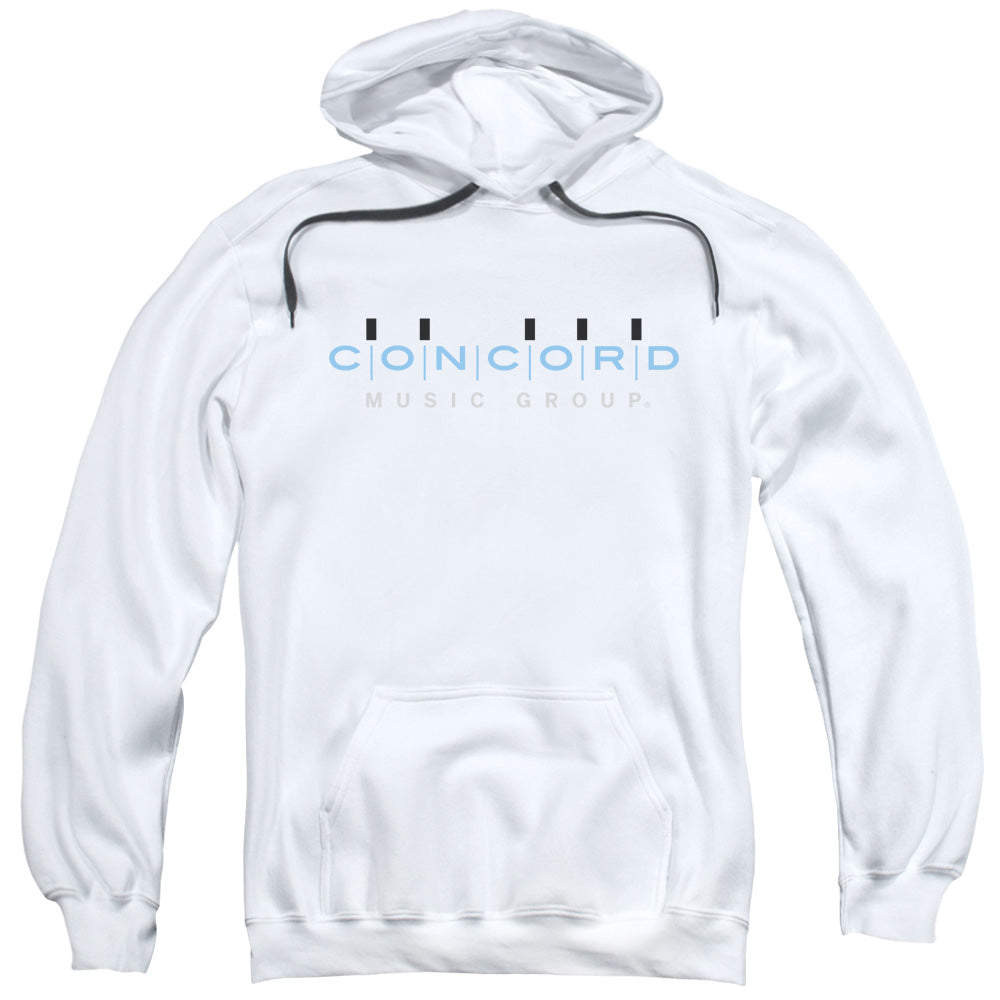 Concord Music Concord Logo Mens Hoodie White