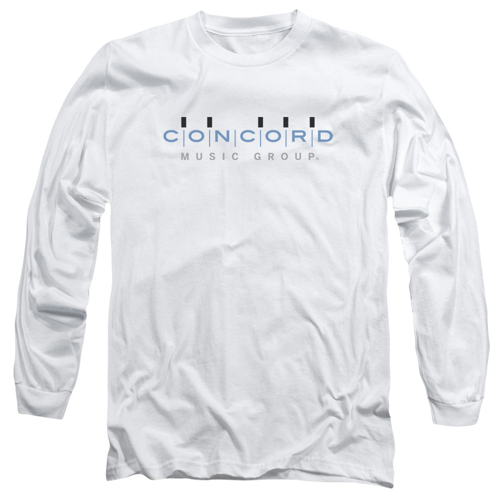 Concord Music Concord Logo Mens Long Sleeve Shirt White