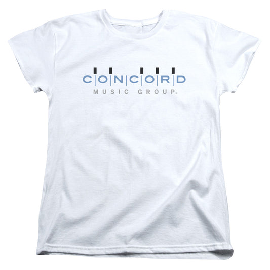 Concord Music Concord Logo Womens T Shirt White