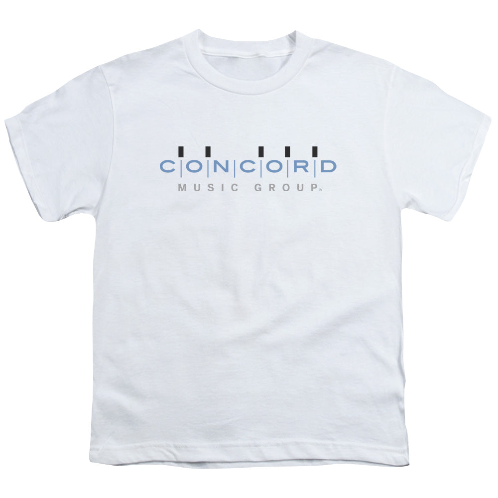 Concord Music Concord Logo Kids Youth T Shirt White