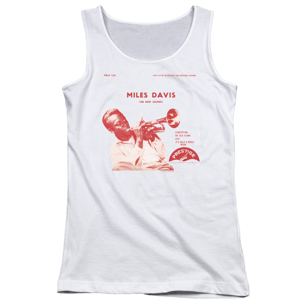 Miles Davis The New Sounds Womens Tank Top Shirt White