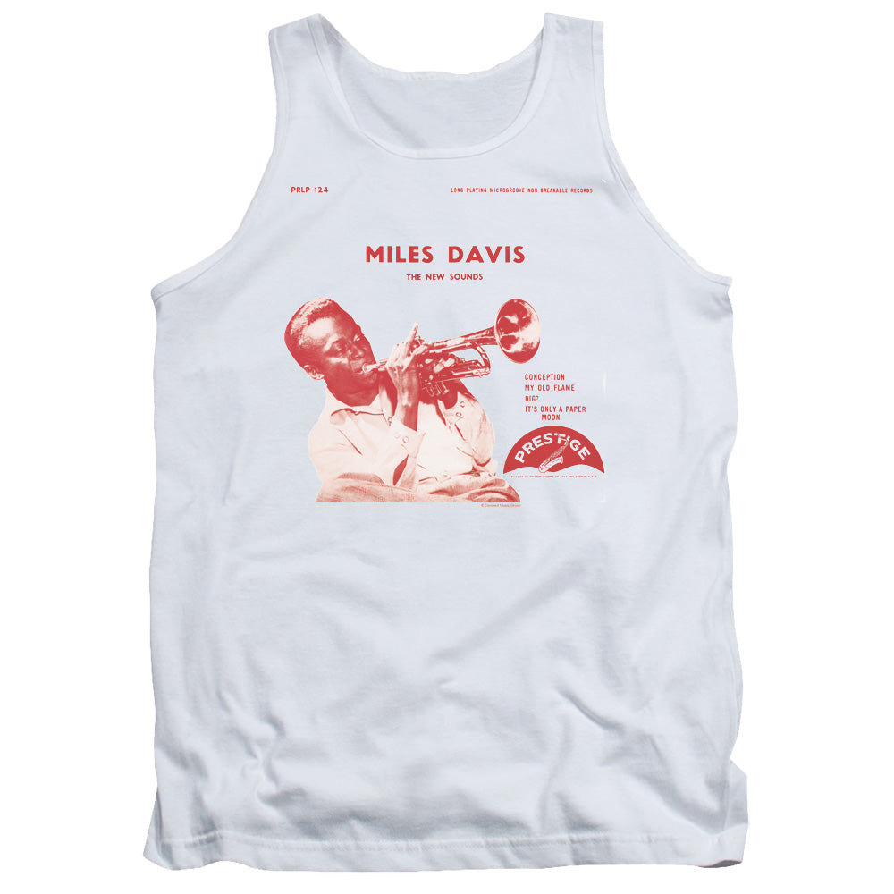 Miles Davis The New Sounds Mens Tank Top Shirt White