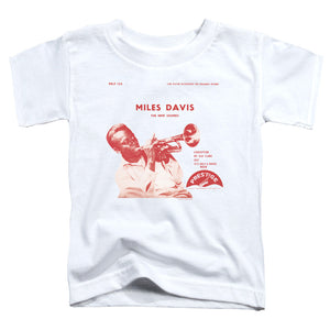 Miles Davis The New Sounds Toddler Kids Youth T Shirt White
