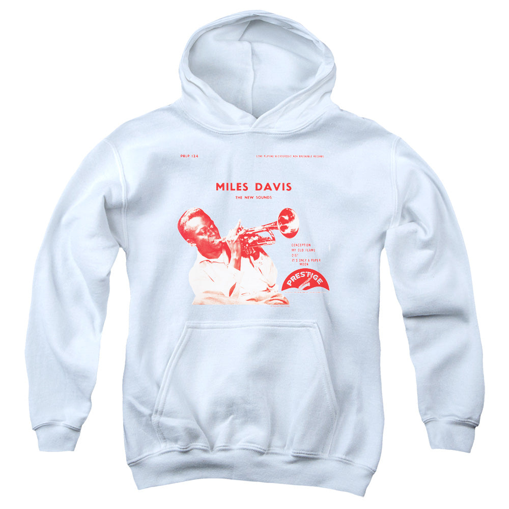Miles Davis The New Sounds Kids Youth Hoodie White