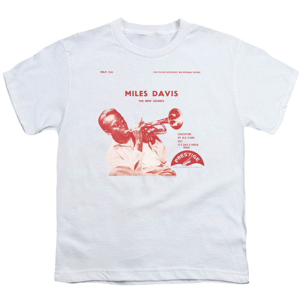 Miles Davis The New Sounds Kids Youth T Shirt White