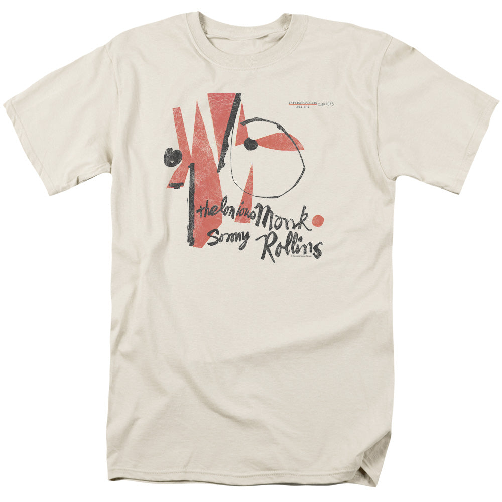 Thelonious Monk Monk Sonny Rollins Mens T Shirt Cream