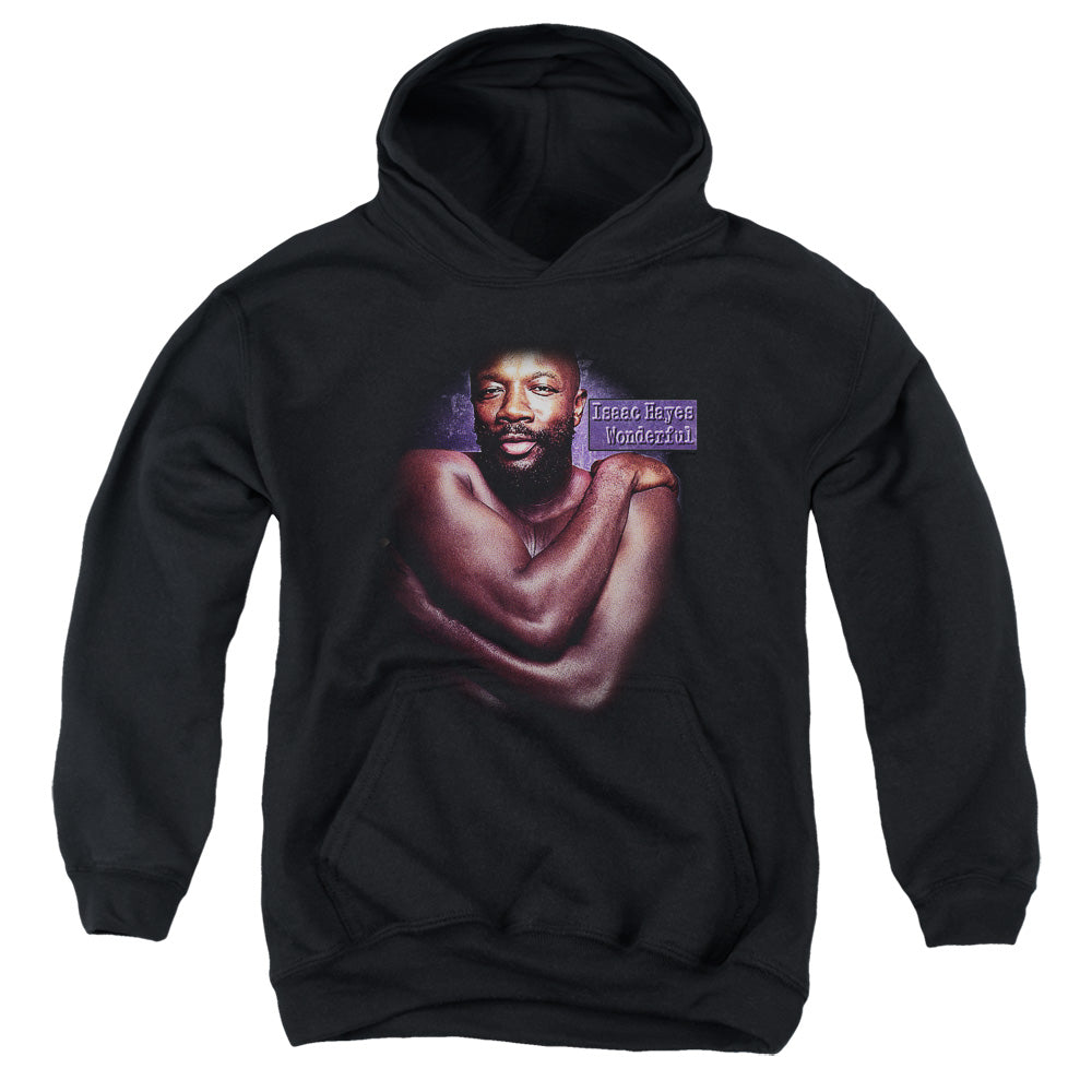 Isaac Hayes Wonderful Kids Youth Hoodie Black