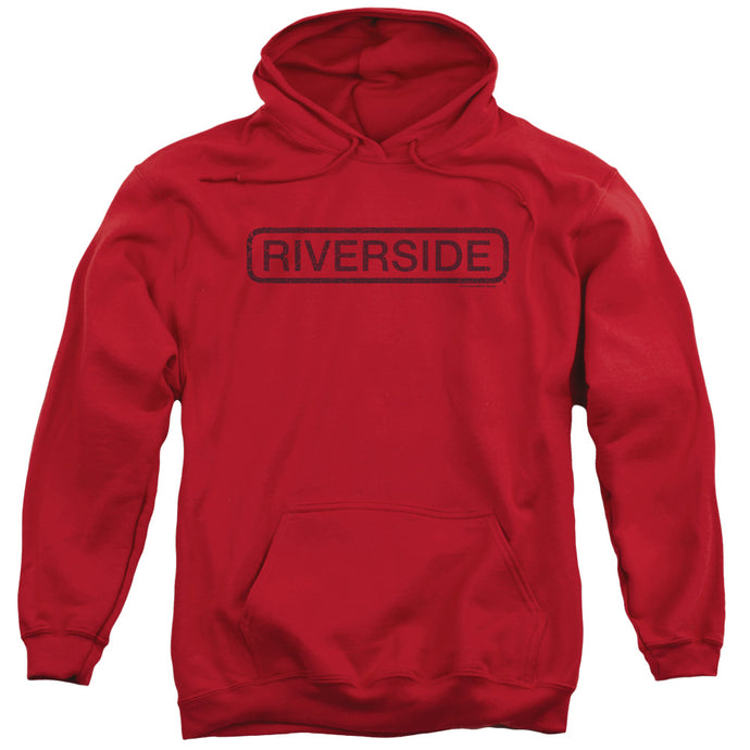 Riverside Records Riverside Vintage Mens Hoodie Red