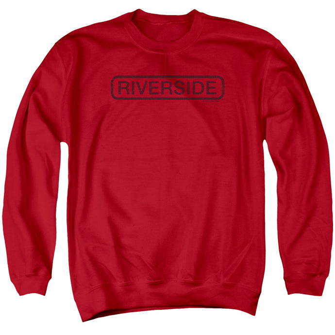 Riverside Records Riverside Vintage Mens Crewneck Sweatshirt Red