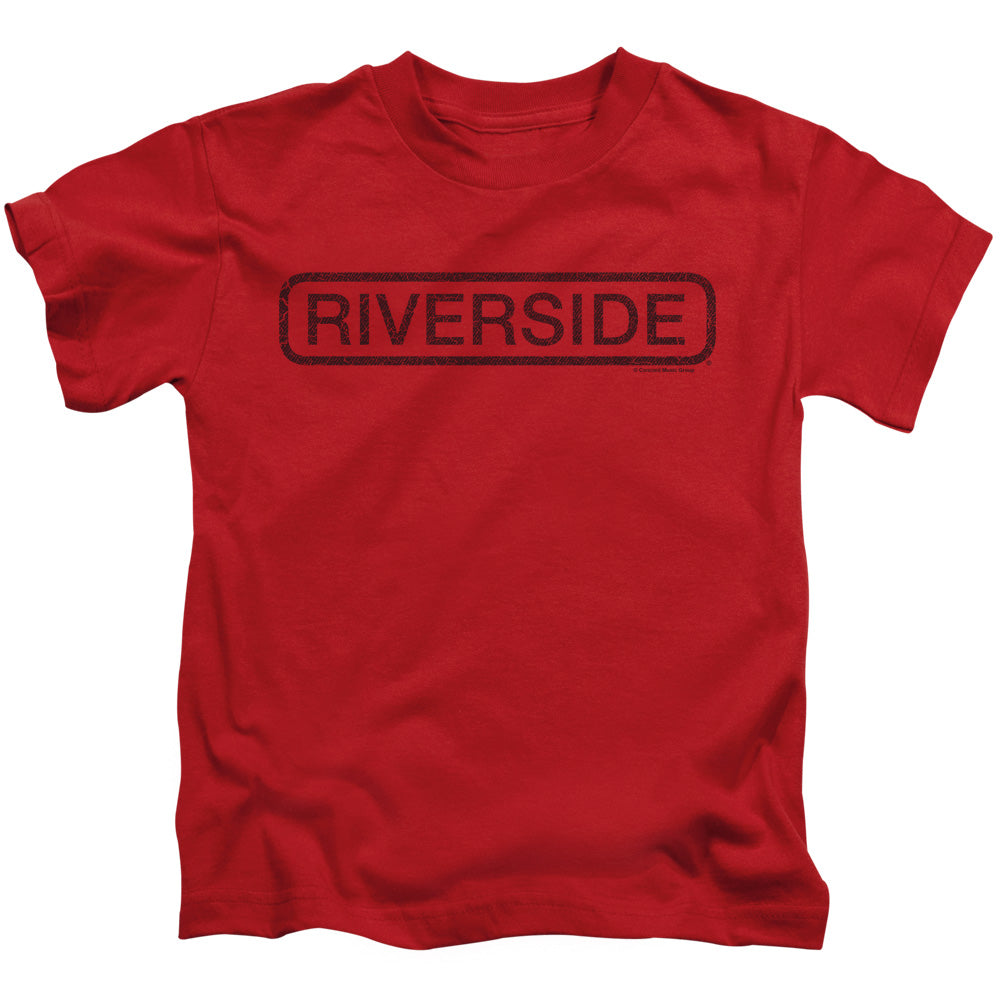 Riverside Records Riverside Vintage Juvenile Kids Youth T Shirt Red