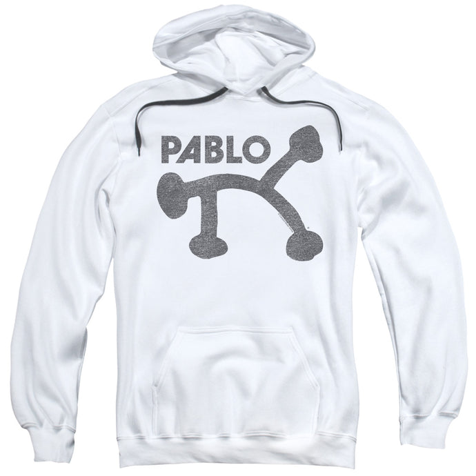 Pablo Retro Pablo Mens Hoodie White