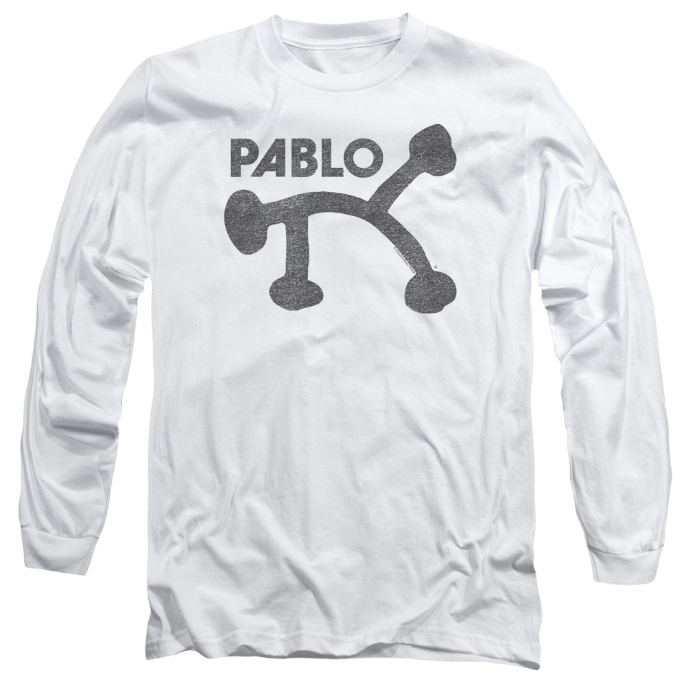 Pablo Retro Pablo Mens Long Sleeve Shirt White