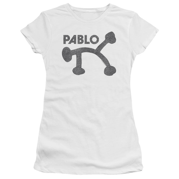 Pablo Retro Pablo Junior Sheer Cap Sleeve Womens T Shirt White
