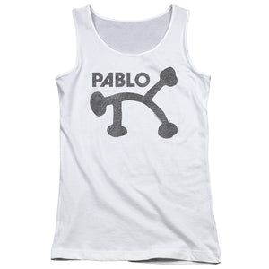 Pablo Retro Pablo Womens Tank Top Shirt White