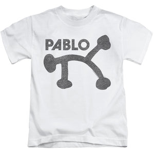 Pablo Retro Pablo Juvenile Kids Youth T Shirt White