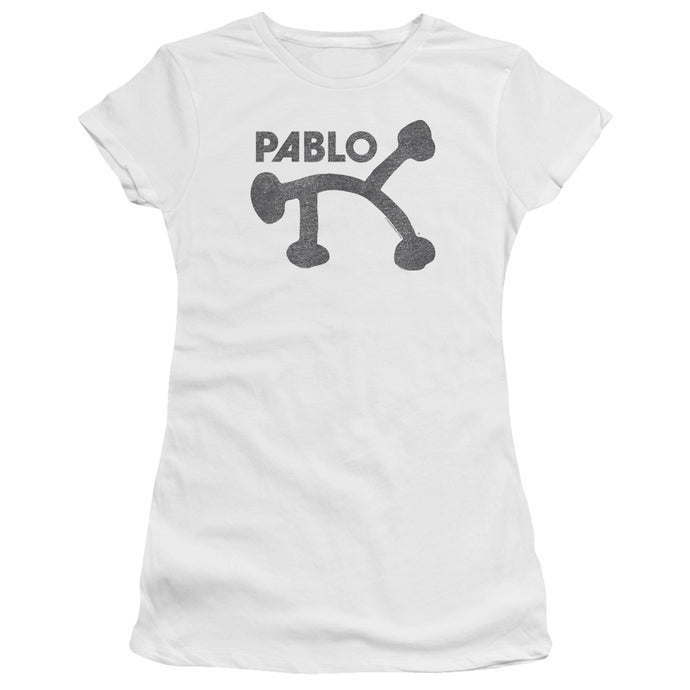 Pablo Retro Pablo Junior Sheer Cap Sleeve Premium Bella Canvas Womens T Shirt White