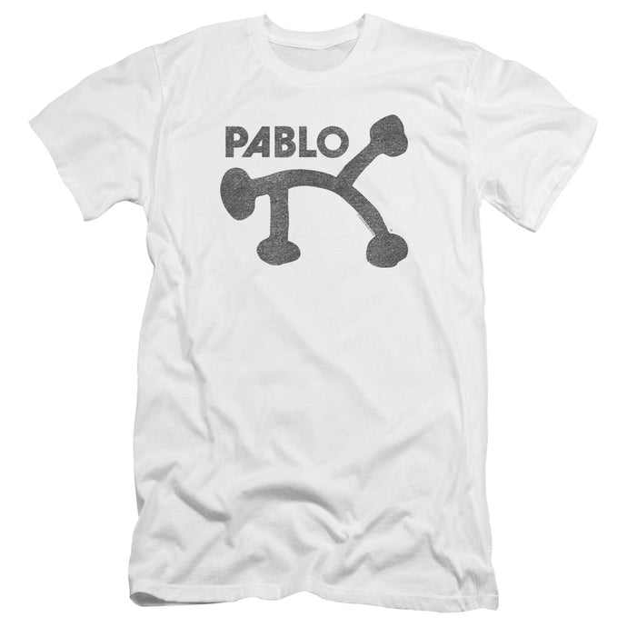 Pablo Retro Pablo Premium Bella Canvas Slim Fit Mens T Shirt White