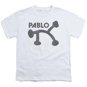 Pablo Retro Pablo Kids Youth T Shirt White