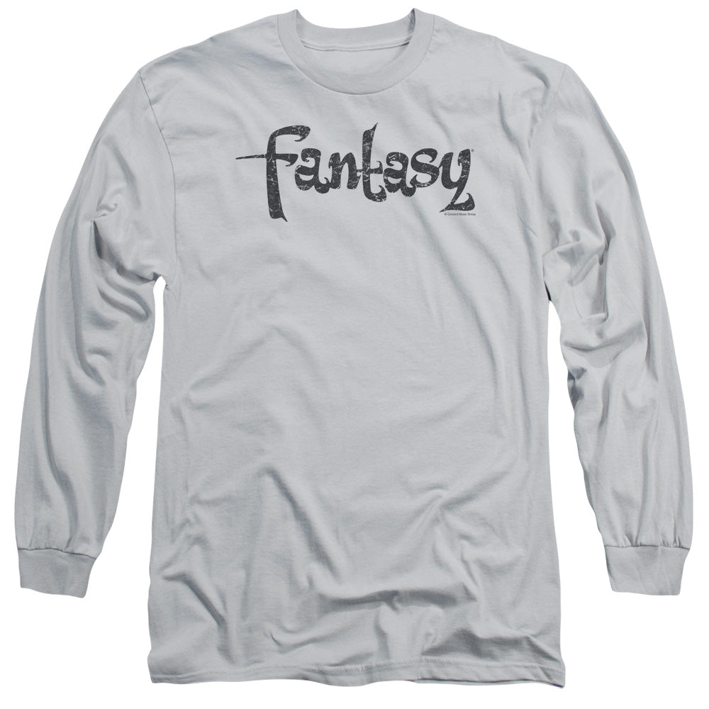 Fantasy Records Fantasy Vintage Mens Long Sleeve Shirt Silver