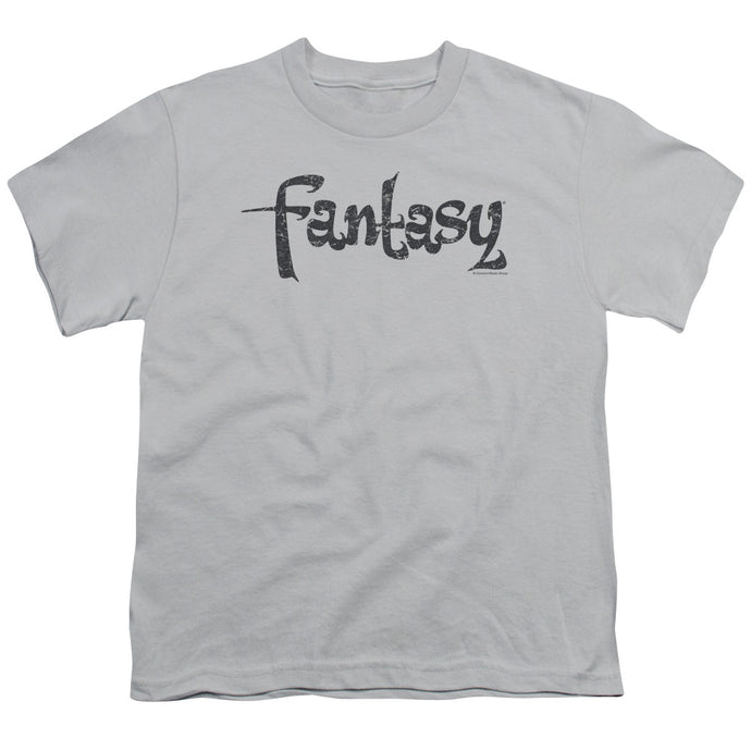 Fantasy Records Fantasy Vintage Kids Youth T Shirt Silver