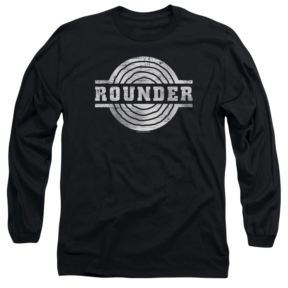 Rounder Records Rounder Retro Mens Long Sleeve Shirt Black