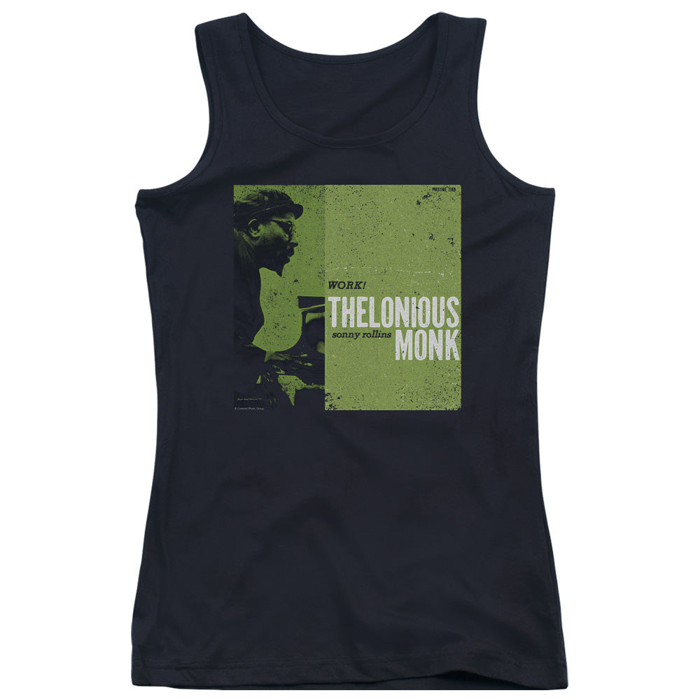 Thelonious Monk Work Womens Tank Top Shirt Black